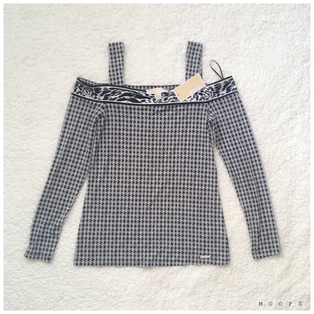 NWT Michael Kors off-the-shoulder blouse